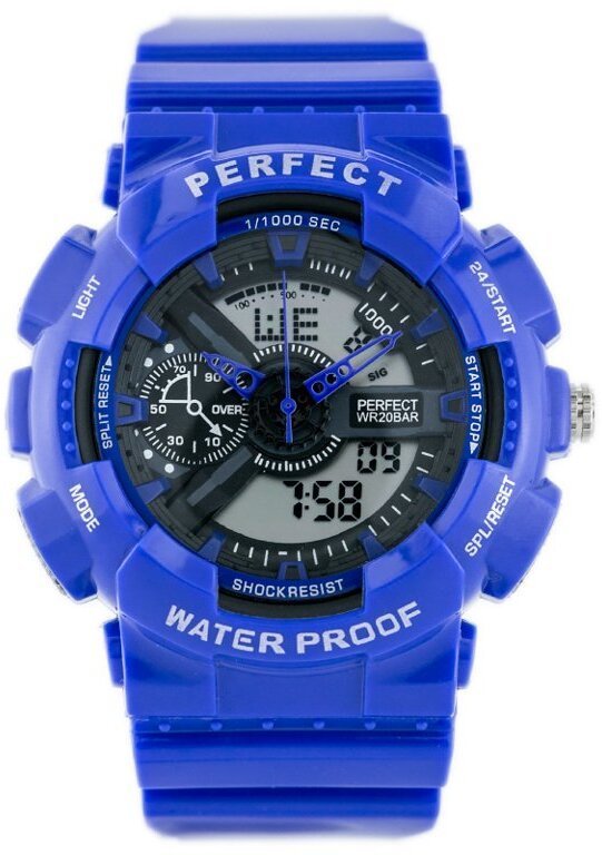 Zegarek Perfect ZEGAREK MĘSKI PERFECT SHOCK - blue