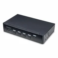 Przełączniki KVM - StarTech P4AD122-KVM-SWITCH przełącznik KVM Możliwości montowania w stelażu Czarny - miniaturka - grafika 1