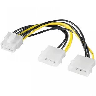 Akyga Kabel adapter AK-CA-29 2x Molex (M) - PCI-Express 8 pin (M) 0,15m AK-CA-29 - Kable komputerowe i do monitorów - miniaturka - grafika 2