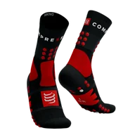 Skarpetki sportowe męskie - COMPRESSPORT Skarpetki trekkingowe HIKING SOCKS black/red/white - miniaturka - grafika 1