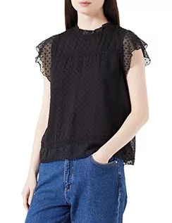 Bluzy damskie - ONLFLORA bluza z kapturem Top WVN NOOS, czarny, XXS - grafika 1