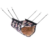 Akcesoria dla gryzoni - TIAKI hamak dwupoziomowy - Dł. x Ø: 30 x 19 cm - miniaturka - grafika 1