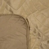 Narzuty - Narzuta 170 x 210 Pikowana Velvet Luiz6 Beż - miniaturka - grafika 1