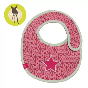 Lassig Śliniaczek Starlight Magenta LTEXBS068 - Śliniaki i fartuszki - miniaturka - grafika 2