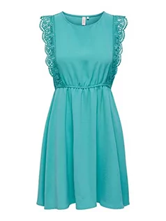 Sukienki - Bestseller A/S Damska sukienka ONLMETTE SL Lace WVN, akwarela, XL, AQUARELLE, XL - grafika 1