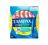 Tampony - Tampax tampony Compaq Pearl Regular 16 szt - miniaturka - grafika 1