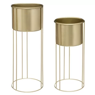 Komplet 2 kwietników z osłonką Max Gold - Kwietniki - miniaturka - grafika 1