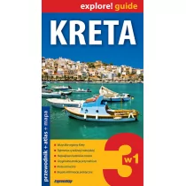 ExpressMap Piotr Jabłoński explore! guide Kreta 3w1. Przewodnik z atlasem i mapą - Przewodniki - miniaturka - grafika 1