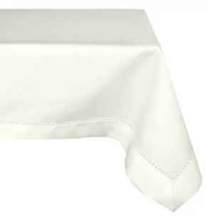 Mesa Witold Dynowiec Obrus plamoodporny z mereżką MÓWISZ I MASZ, ecru, 140x260 cm - Obrusy i serwetki - miniaturka - grafika 1