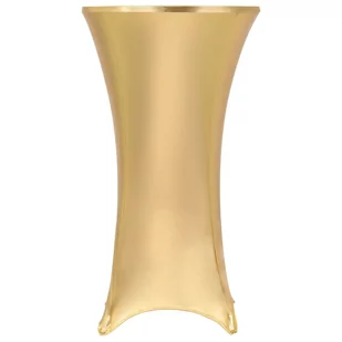 vidaXL Dwa obrusy elastyczne, 60 cm, złote - Obrusy i serwetki - miniaturka - grafika 1
