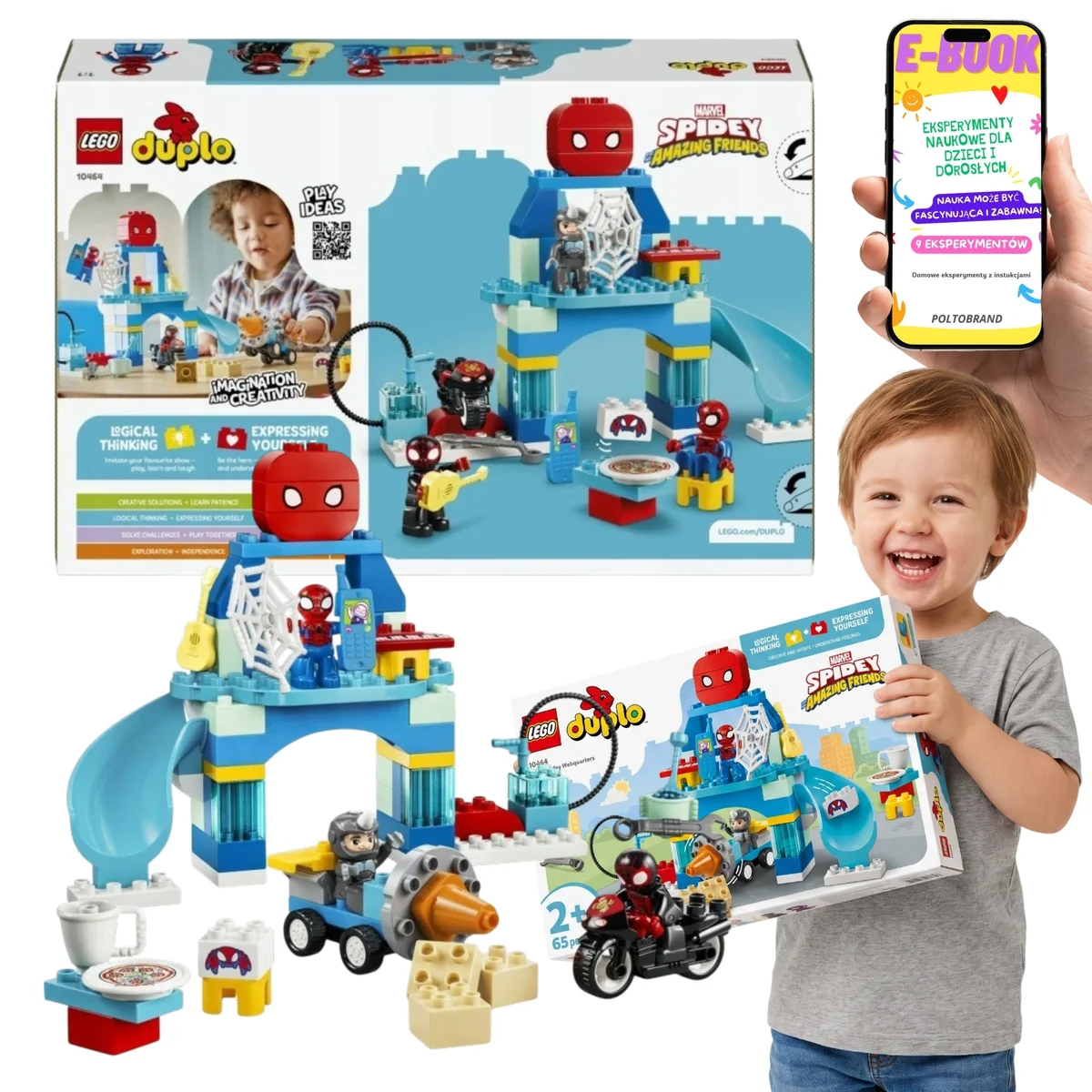 LEGO DUPLO Marvel Kryjówka Pajęczej Drużyny 10464 Spidey