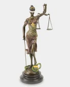 Figurki dekoracyjne - Temida 40 cm Rzeźba z Brązu Kolor - miniaturka - grafika 1