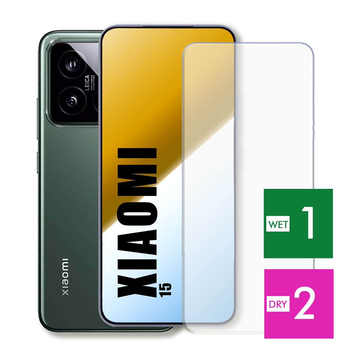 WZMOCNIONE SZKŁO DO XIAOMI 15 SZYBKA HARTOWANE 9H JAKOŚĆ