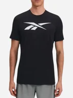 Koszulki sportowe męskie - Koszulka sportowa męska Reebok Jimmy Vector Standar 100242102 M Czarna (1200175851295). Koszulki sportowe męskie - miniaturka - grafika 1