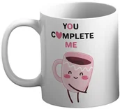 Gadżety dla niej i dla niego - Kubek na Walentynki You complete me - miniaturka - grafika 1