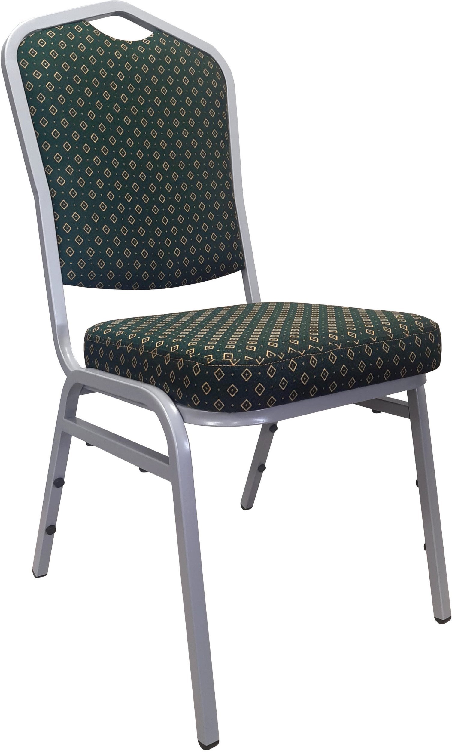 Krzesło Vega bankietowe konferencyjne stelaż szary Sparta Zieleń