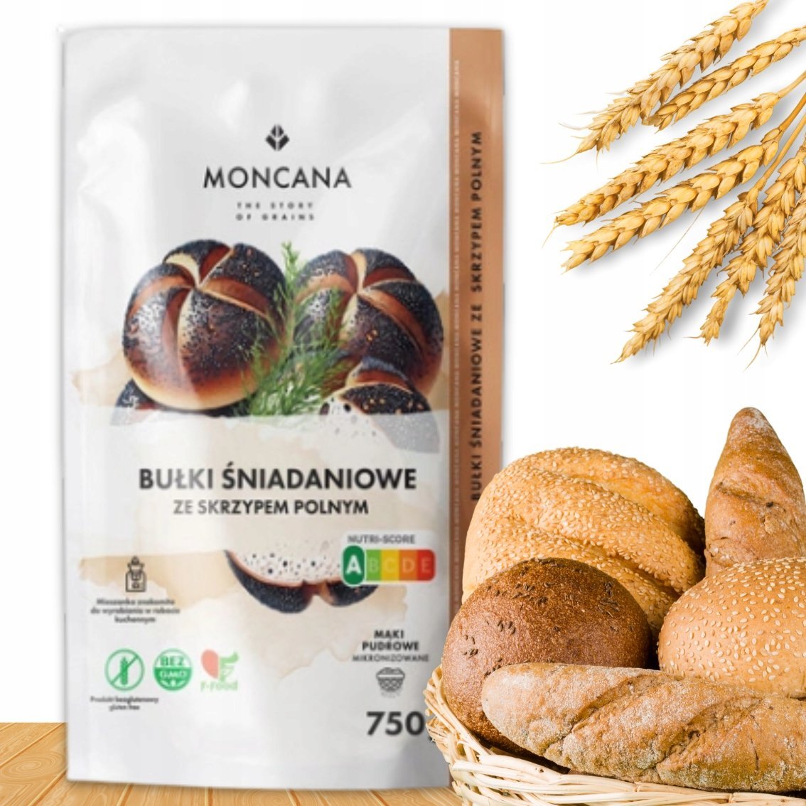 Mąka na Bułki Bezglutenowe Śniadaniowe ze Skrzypem Polnym 500 g