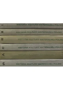 Historia Kultury materialnej Polski Tom I do VI - Książki o kulturze i sztuce - miniaturka - grafika 1