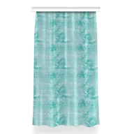Zasłony - Zasłona przelotki Geometryczny turkus wzór 150x260, Fabricsy - miniaturka - grafika 1
