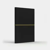 Notesy i bloczki - Like U Notatnik A5 Fun M kropki czarny/cytrynowy - Like U - miniaturka - grafika 1