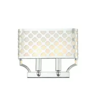 Lampy ścienne - KINKIET VERNO PARETTE CROMO srebrny metalowy w stylu nowoczesnym - miniaturka - grafika 1