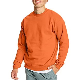 Hanes Męska bluza EcoSmarttecosmart, Pomarańczowy (Safety Orange), XXL - Bluzy męskie - miniaturka - grafika 1
