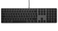 Klawiatury - LMP 18251 klawiatura USB QWERTY Włoski Szary 18251 - miniaturka - grafika 1