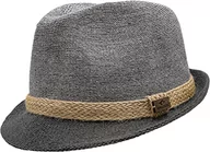 Czapki damskie - CHILLOUTS Sendai Hat Trilby męska czapka, szary, S-M - miniaturka - grafika 1