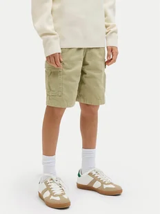 Jack&Jones Junior Szorty materiałowe Karl 12269498 Beżowy Loose Fit - Spodenki damskie - miniaturka - grafika 1