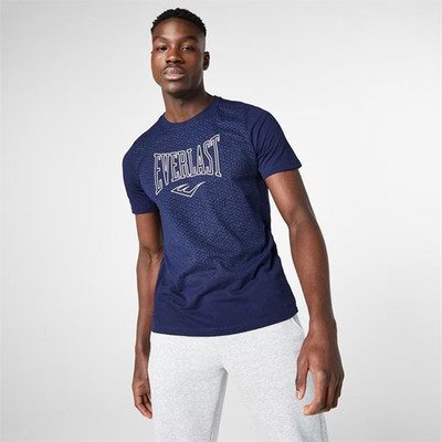Everlast niebieski tshirt męski Geo, Rozmiar 3XL
