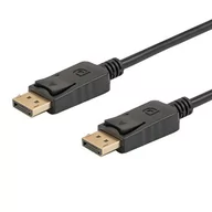 Kable - SAVIO Kabel CL-136 DisplayPort M DisplayPort M 2m kolor czarny - miniaturka - grafika 1