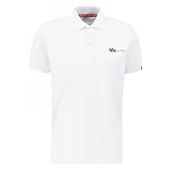 Odzież taktyczna i umundurowanie - Koszulka Alpha Industries Basic Polo SL 106600 09 - Biała RATY 0% | PayPo | GRATIS WYSYŁKA | ZWROT DO 100 DNI - miniaturka - grafika 1