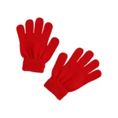 Rękawiczki dla dzieci - Zimowe ciepłe, jednokolorowe dzianinowe rękawiczki dziecięce Rękawiczki z rozciętymi palcami PUW1521 A - miniaturka - grafika 1