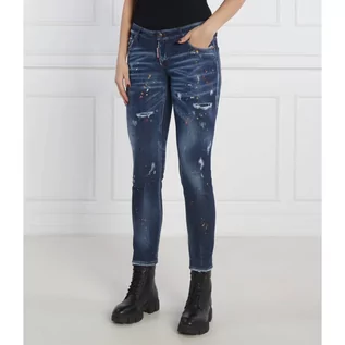 Spodnie damskie - Dsquared2 Jeansy Jennifer | Slim Fit | low rise - grafika 1