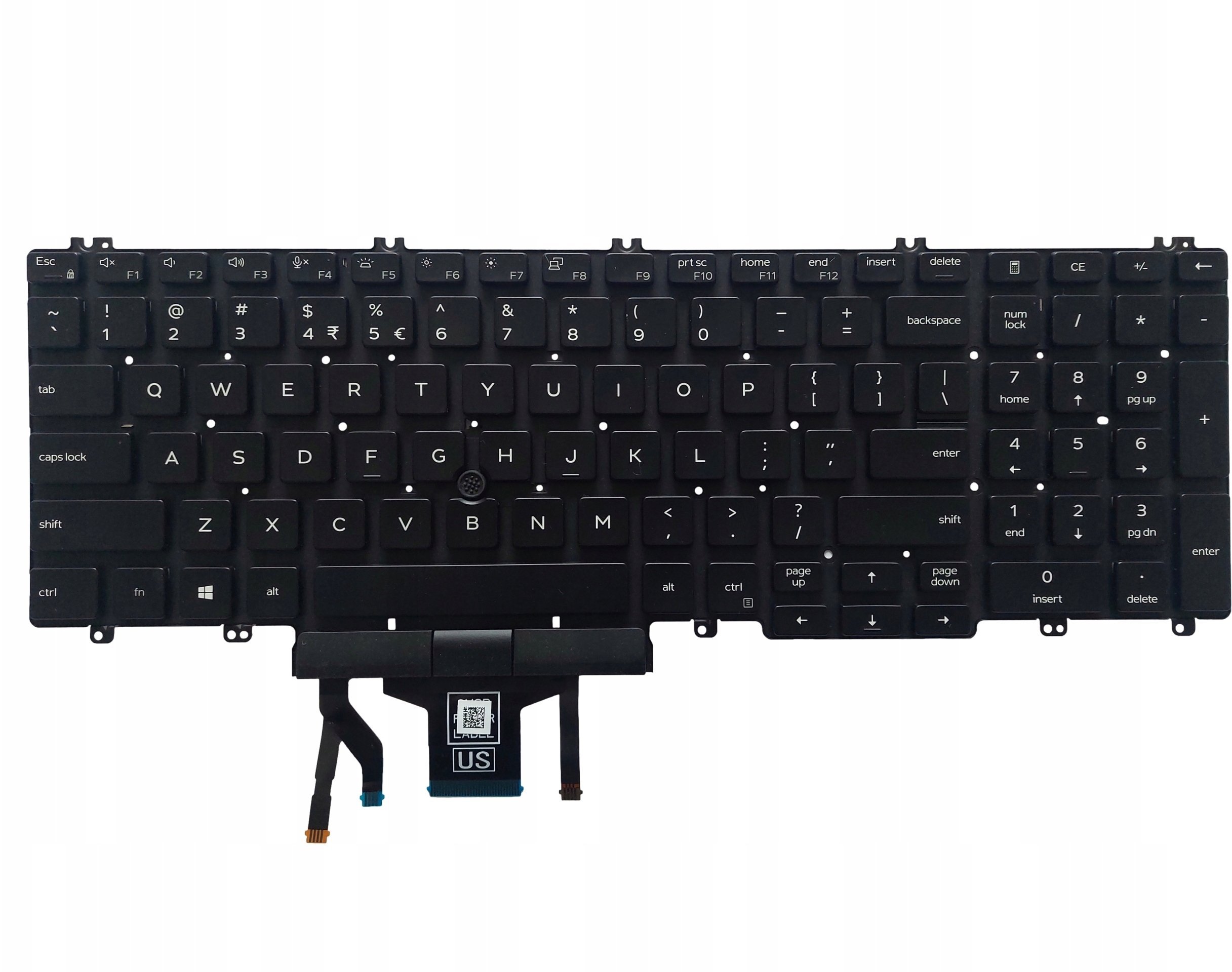 Klawiatura Dell Internal backlit keyboard for