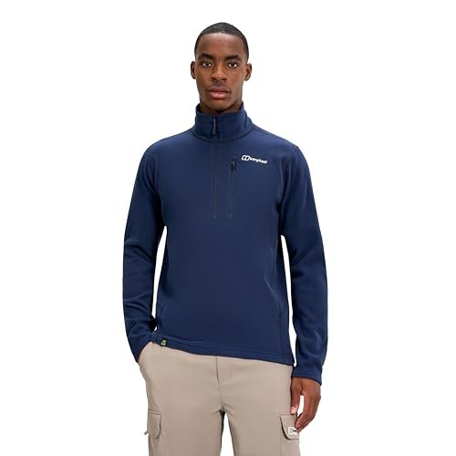 Berghaus Męska kurtka polarowa Prism Micro Polartec Half Zip Dusk/Dusk, XL