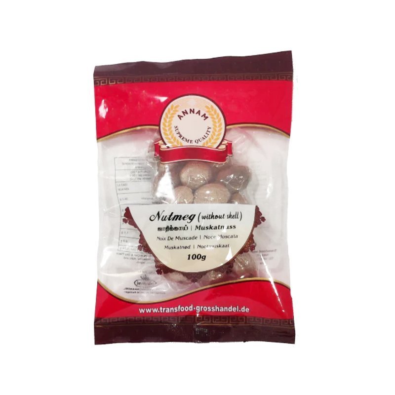 Gałka muszkatołowa Annam Nutmeg 100 g – ciepła korzenna przyprawa do dań