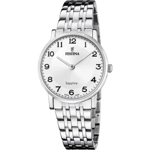 Zegarek Festina Swiss Made 20047/1 zegarek damski na bransolecie z czytelną tarczą - Zegarki damskie - miniaturka - grafika 1