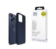 Etui i futerały do telefonów - 3mk Silicone Case do iPhone 16 Pro Granatowy - miniaturka - grafika 1