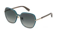 Okulary przeciwsłoneczne - Okulary FURLA SFU539-580594. Okulary, Kolor złoty. Kobieta. - miniaturka - grafika 1