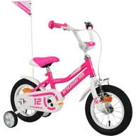 Rowery - Rower dziecięcy INDIANA Roxy Kid 12 cali dla dziewczynki Różowy - miniaturka - grafika 1
