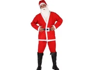 Stroje karnawałowe - Strój Świętego Mikołaja z brodą M-L - miniaturka - grafika 1