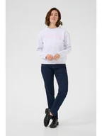 Bluzy damskie - Kaffe Bluza w kolorze jasnoszarym - miniaturka - grafika 1