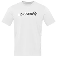 Koszulki sportowe męskie - Koszulka męska Norrona 29 cotton Norrøna viking T-shirt Rozmiar: XL / Kolor: biały - miniaturka - grafika 1