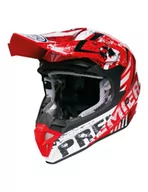 Kaski motocyklowe - Pierwszy kask EXIGE ZX 2,czerwony/biały/czarny, M - miniaturka - grafika 1