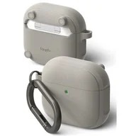 Akcesoria do słuchawek - Etui na słuchawki RINGKE Onyx Magnetic MagSafe do Apple Airpods 4 Szary - miniaturka - grafika 1