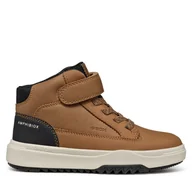 Buty dla chłopców - Trzewiki Geox J Bunshee Boy B Abx J16FMA 0ME32 CR69B M Brązowy - miniaturka - grafika 1