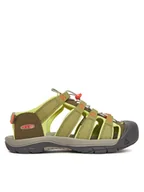Buty trekkingowe dziecięce - Keen Sandały Newport Boundless 1030191 Zielony - miniaturka - grafika 1