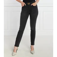 Spodnie damskie - Pinko Jeansy | Skinny fit | denim - miniaturka - grafika 1