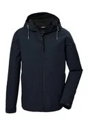 Kurtki męskie - G.I.G.A. DX Męska kurtka funkcyjna/kurtka outdoorowa wodoszczelna z kapturem GW 32 MN JCKT, granatowa, XL, 41867-000 - miniaturka - grafika 1
